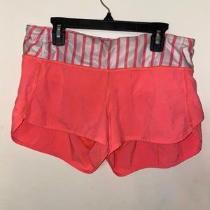 Lululemon hot pink speed up shorts